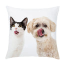 GobekUsa Co-Pattern Series Peach Skin Pillowcase - 45X45CM - Custom Bedside & Sofa Pillowcase