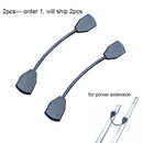 GobekUsa 100cm Black White Track for Track Lights Aluminum Rail Part