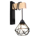 GobekUsa Industrial Iron Wall Sconce LED Fixture for Cafe Bar Loft Decoration