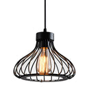 Vintage Black Metal Edison Pendant Light