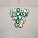 GobekUsa Agate Designer LED Chandelier for Foyer & Dining Room