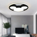 GobekUsa 34W LED Mickey Mouse Ceiling Light for Children's Bedroom and Living Room
