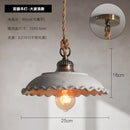 GobekUsa Cement Loft Style Industrial Pendant Light LED Luminaria