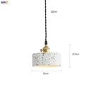 GobekUsa Cement Pendant Lamp: Nordic Modern Loft Style Industrial Lighting