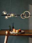 GobekUsa Glass Bubble Chandelier: Nordic Minimalist Restaurant & Bar Magic Bean Lamp