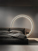 GobekUsa LED Ring Wall Lamp: Minimalist Living Room Decor & Atmosphere Light