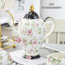 GobekUsa Bone China Tea Pot: Elegant European Porcelain Coffee Pot for Tea Lovers.