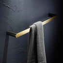 GobekUsa Gold & Black Bathroom Set - Shelf, Towel Rack, Holder, Brush Holder & More