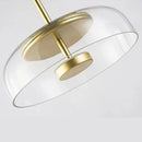 GobekUsa LED Glass Bowl Pendant Light: Modern Nordic Home Decor Lighting for Dining Bedroom Kitchen Island