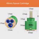 GobekUsa 3-Year Warranty Ceramic Cartridge for 35mm/40mm Faucet Mixer - High Quality