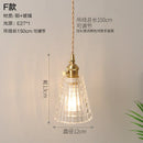 GobekUsa Glass Copper Pendant Light: Modern Nordic Style Hanging Lamp for Kitchen, Dining, and Living Room
