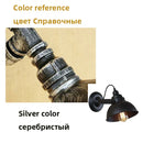 GobekUsa Industrial Black Wall Sconce E27 Wall Lamp for Indoor Lighting, Adjustable Retro Loft Bedside