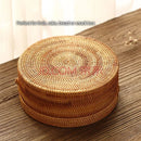 GobekUsa Handwoven Rattan Storage Box with Lid - Kitchen Organizer & Decorative Basket
