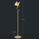 GobekUsa Butterfly LED Floor Lamp Indoor Living Room Acrylic Standing Lighting Home Bedroom Art