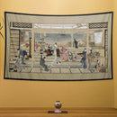 GobekUsa Geisha Kanagawa Print Wall Hanging for Bohemian Home Decor & Yoga Mat