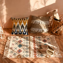 GobekUsa Bohemian Tassel Rug - Retro Hand Woven Carpet for Home Decor