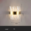 GobekUsa Gold Black LED Wall Sconce Light for Bedroom Corridor