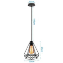 GobekUsa Industrial LED Pendant Ceiling Light for Home Living Room Kitchen Decor