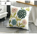 GobekUsa Ethnic Style Canvas Embroidery Pillow Cover 45x45cm