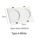 GobekUsa LED Panel Lamp: Ultra-thin Anti-Fog Recessed Ceiling Downlight for Bathroom, Corridor, Industrial Lighting