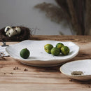 GobekUsa Ceramic Dinner Plate Set - Premium Quality Round Plates for Restaurants and Home Use