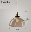 GobekUsa Industrial Glass Pendant Light for Modern Home Decor