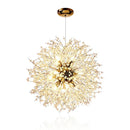 GobekUsa Dandelion Chandelier: Nordic Minimalist Wrought Iron LED Indoor Light for Living Room