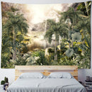 GobekUsa King Palm Landscape Plant Tapestry - Tropical Wall Hanging Home Decor