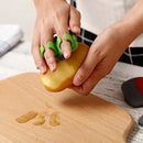 GobekUsa Fruit Peeler Slicer Double Fingers Opener Cutter Stainless Blade Kitchen Gadget