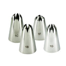 GobekUsa Large Stainless Steel Pastry Tips Set for Cake Decorating and Baking