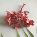 GobekUsa Artificial Plants Green Grass Fake Twigs Leaves Wedding Home Decor