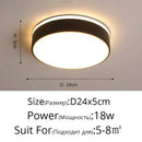 GobekUsa LED Ceiling Light for Corridor Art Gallery Decoration in White or Black