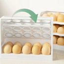 GobekUsa Egg Storage Rack - Practical Refrigerator Organizer Box for Kitchen