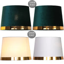 GobekUsa Golden Edge Large Cloth Lampshade Cover for Bedroom Bedside Floor Lamp