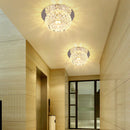 GobekUsa Crystal LED Ceiling Chandelier for Aisle, Balcony, Porch, and Corridor Lighting