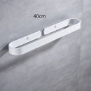 GobekUsa Aluminum Towel Holder Matte Black Wall Mounted Towel Bar in Various Sizes