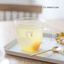 GobekUsa Killer Whale Glass Coffee Mug 350ml: Cute Polar Bear Tea Cup Heat Resistant Glass Beer Mug