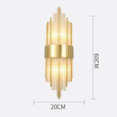 GobekUsa Crystal Wall Lamp for Modern Light Luxury Living Room, Bedroom, and Dining Area