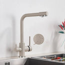 GobekUsa Black Kitchen Faucet with Rotatable Water Purification Feature