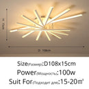 GobekUsa LED Ceiling Chandelier Indoor Lighting Living Room Bedroom Hall Aisle Lustre Fixture