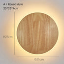 GobekUsa LED Wooden Wall Lamp: Modern Nordic Style Bedroom Wall Light, AC110-240V