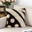 GobekUsa Black Abstract Eye Pillow Cover for Home Decoration, 30x50cm/45x45cm
