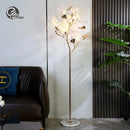 GobekUsa Ginkgo Leaf Floor Lamp for Living Room Bedroom Reading LED Floor Light