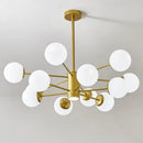GobekUsa Gold Branch LED Chandelier for Modern Living Room Decor