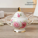 GobekUsa Bone China Sugar Bowl & Creamer Set