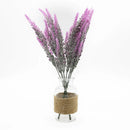 GobekUsa Lavender Vase: Artificial Flowers Home Decor Wedding Decorative Flower Pot