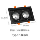 GobekUsa LED Panel Lamp: Ultra-thin Anti-Fog Recessed Ceiling Downlight for Bathroom, Corridor, Industrial Lighting