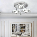 GobekUsa Crystal LED Ceiling Chandelier for Modern Living Room Decor Luxe Lighting Fixtures