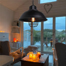 GobekUsa Iron Dome Industrial Pendant Light for Cafe Bar Home Decor