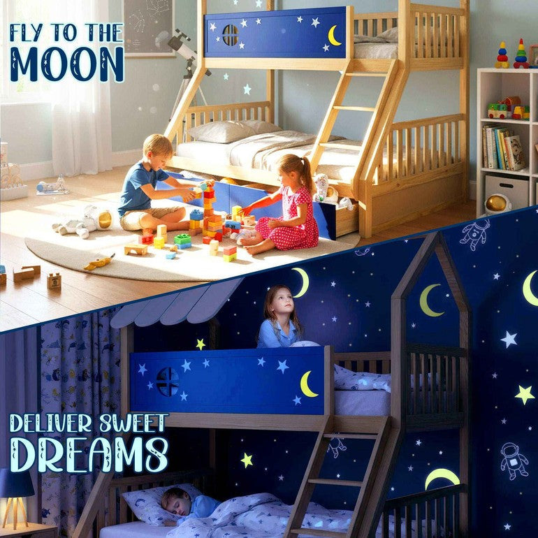 Moonlight Kid Bunk Bed - Stylish and Space-Saving Bunk Bed for Kids